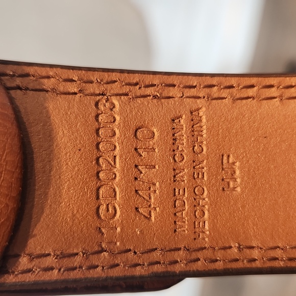 Dickies Men's sz 44/110 Genuine Leather Belt - Picture 5 of 7